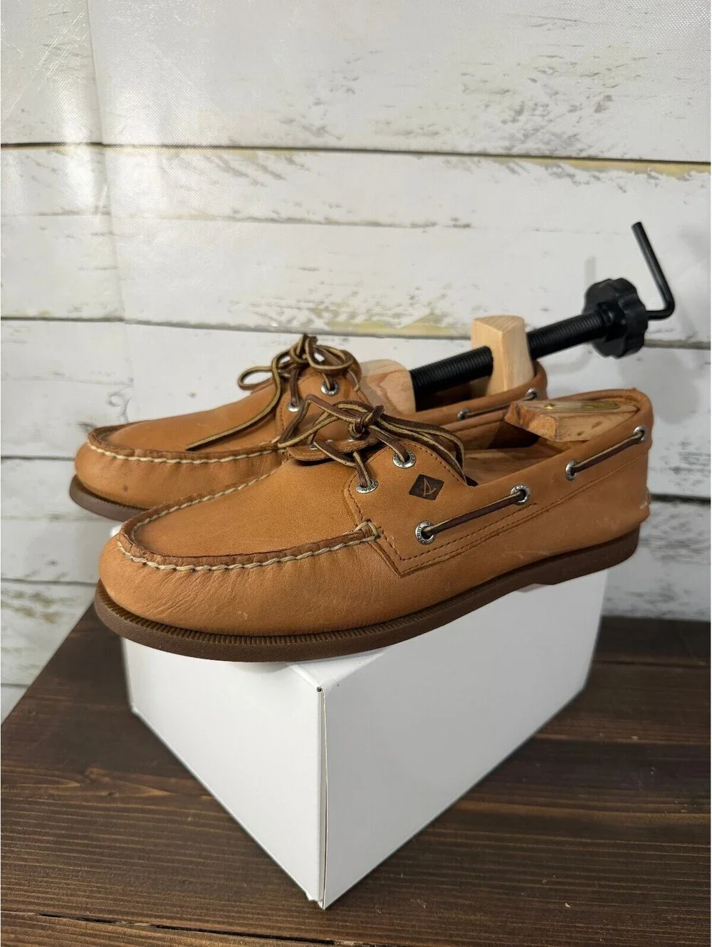 Sperry Top-Sider Authentic Original 2-Eye Boat Shoe - Mens Size 9.5